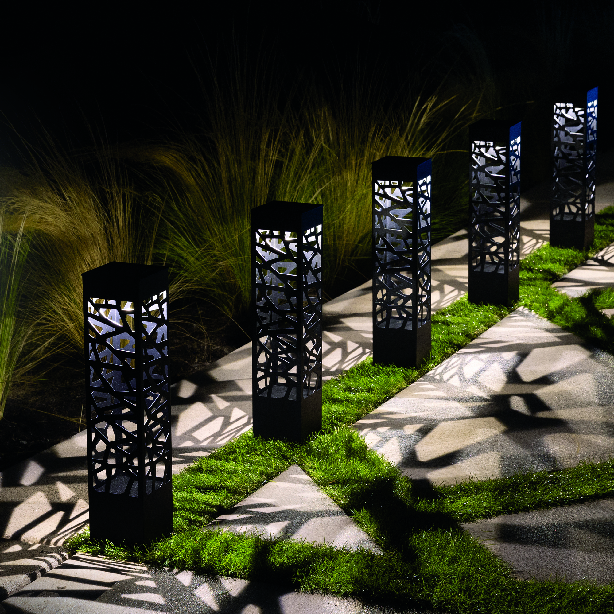 Solar Square Bollard Light